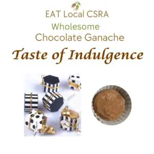 wholesome hand-crafted chocolate ganache truffle