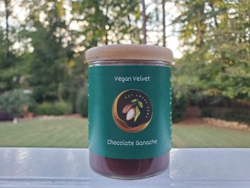 vegan velvet chocolate ganache